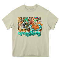 Mossy Pumpkin Pie Fixes Everything Heavy Core Tee - CowhideDigitalArt