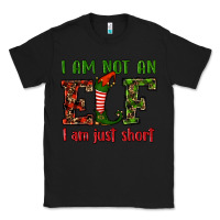 Black i am not an elf i am just short christmas Classic Tee - RanaPortraitStore