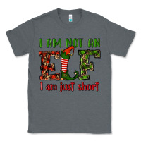 Charcoal Heather i am not an elf i am just short christmas Classic Tee - RanaPortraitStore