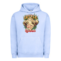 Pigment Grape Ice cattle queen Urban Hoodie - NancyCooperArtShop