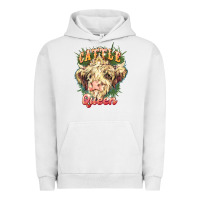 Pigment Lunar Rock cattle queen Urban Hoodie - NancyCooperArtShop