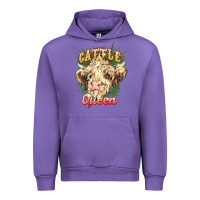 Tulip cattle queen Urban Hoodie - NancyCooperArtShop