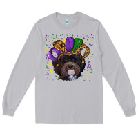 Moon Dust mardi gras hat havanese dog Long Sleeve Tee - RanaPortraitStore