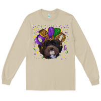 Mushroom mardi gras hat havanese dog Long Sleeve Tee - RanaPortraitStore