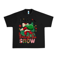 Black dashing through the snow Urban Heavy Tee - MaliasSmallBusiness