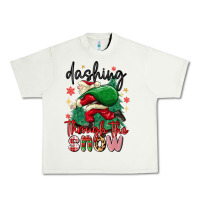 Pistachio dashing through the snow Urban Heavy Tee - MaliasSmallBusiness