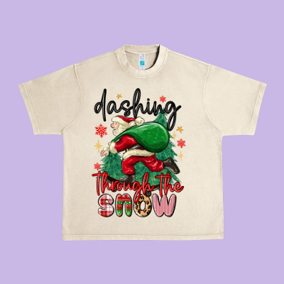 Urban Heavy Tee dashing through the snow