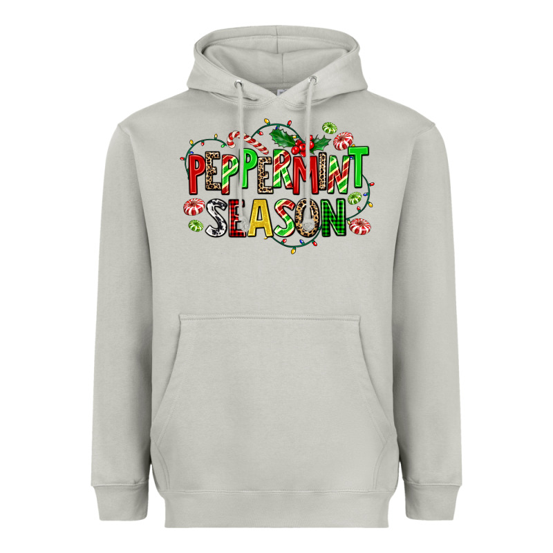 Peppermint Season Heavyweight Hoodie by AdoDesignShop | Teevron