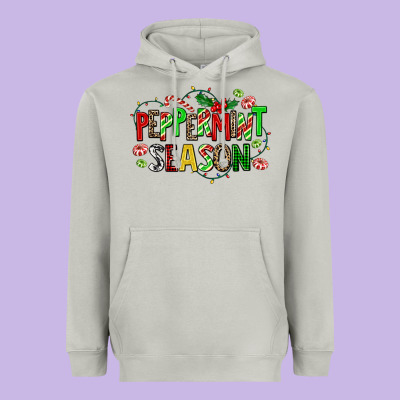 Peppermint Season Heavyweight Hoodie Designed By Adodesignshop