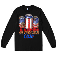 Black Ameri can Long Sleeve Tee - texasbilliewilder
