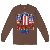 Chestnut Ameri can Long Sleeve Tee - texasbilliewilder