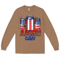 Toasted Coconut Ameri can Long Sleeve Tee - texasbilliewilder