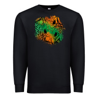 Black halloween patch  2 Premium Sweatshirt - BundleAndBundleShop