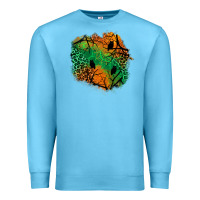 Ocean Blue halloween patch  2 Premium Sweatshirt - BundleAndBundleShop