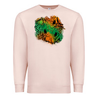 Pale Pink halloween patch  2 Premium Sweatshirt - BundleAndBundleShop