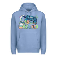 Colony Blue level 100 days unlocked Premium Hoodie - MaliasSmallBusiness