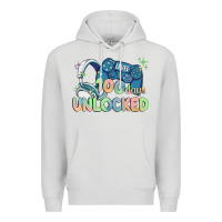 Dove Grey level 100 days unlocked Premium Hoodie - MaliasSmallBusiness