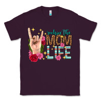 Plum rockin the mom life mothers day Classic Tee - texasbilliewilder