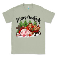 Matcha merry christmas pig Classic Tee - FaDigitalArtStudio