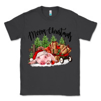 Smoke merry christmas pig Classic Tee - FaDigitalArtStudio