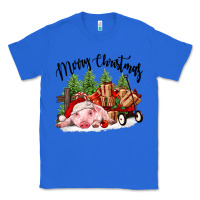 True Royal merry christmas pig Classic Tee - FaDigitalArtStudio