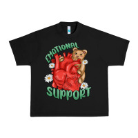 Black emotional support Urban Heavy Tee - MaliasSmallBusiness