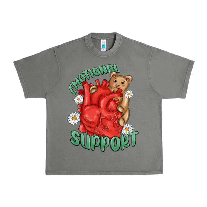 Emotional Support Urban Heavy Tee by MaliasSmallBusiness | Teevron