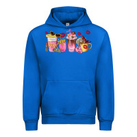 Cobalt boss lady coffee cups Urban Hoodie - NancyCooperArtShop