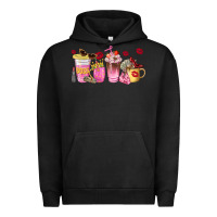 Pigment Black boss lady coffee cups Urban Hoodie - NancyCooperArtShop