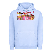 Pigment Grape Ice boss lady coffee cups Urban Hoodie - NancyCooperArtShop