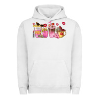 Pigment Lunar Rock boss lady coffee cups Urban Hoodie - NancyCooperArtShop
