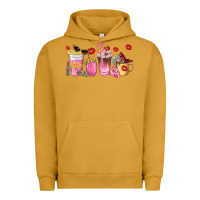 Pigment Peanut Butter boss lady coffee cups Urban Hoodie - NancyCooperArtShop