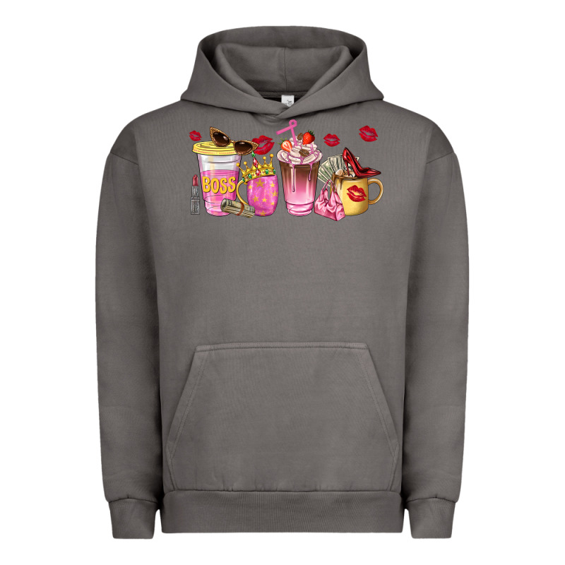 Boss Lady Coffee Cups Urban Hoodie by NancyCooperArtShop | Teevron