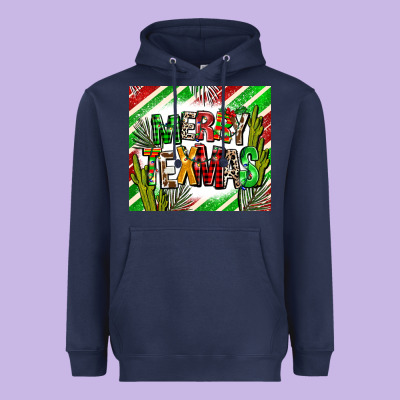 Merry Texmas  Christmas Heavyweight Hoodie Designed By Adodesignshop
