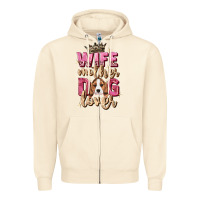 Sandshell wife mother dog lover Zipper Hoodie - Zillion Design Studio