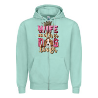 Seafoam wife mother dog lover Zipper Hoodie - Zillion Design Studio