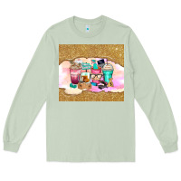 Matcha small business coffee cups Long Sleeve Tee - Zillion Design Studio