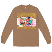 Toasted Coconut small business coffee cups Long Sleeve Tee - Zillion Design Studio