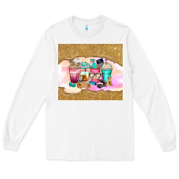 White small business coffee cups Long Sleeve Tee - Zillion Design Studio