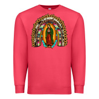 Cardinal our lady of guadalupe rainbow Premium Sweatshirt - JahusDesignShop