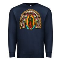 Navy our lady of guadalupe rainbow Premium Sweatshirt - JahusDesignShop