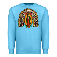 Ocean Blue our lady of guadalupe rainbow Premium Sweatshirt - JahusDesignShop