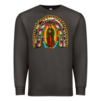 Smoke our lady of guadalupe rainbow Premium Sweatshirt - JahusDesignShop