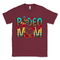 Burgundy rodeo mom mothers day Classic Tee - texasbilliewilder