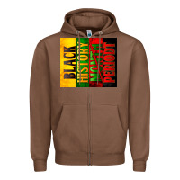 Chestnut Black History Month periodt Zipper Hoodie - Zillion Design Studio