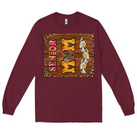 Burgundy senior mom Long Sleeve Tee - AdoDesignShop