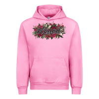 Fuchsia Pink blessed Urban Hoodie - NancyCooperArtShop