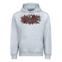 Heather Grey blessed Urban Hoodie - NancyCooperArtShop
