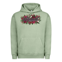 Pigment Oil Green blessed Urban Hoodie - NancyCooperArtShop