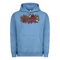 Pigment Pebble Blue blessed Urban Hoodie - NancyCooperArtShop